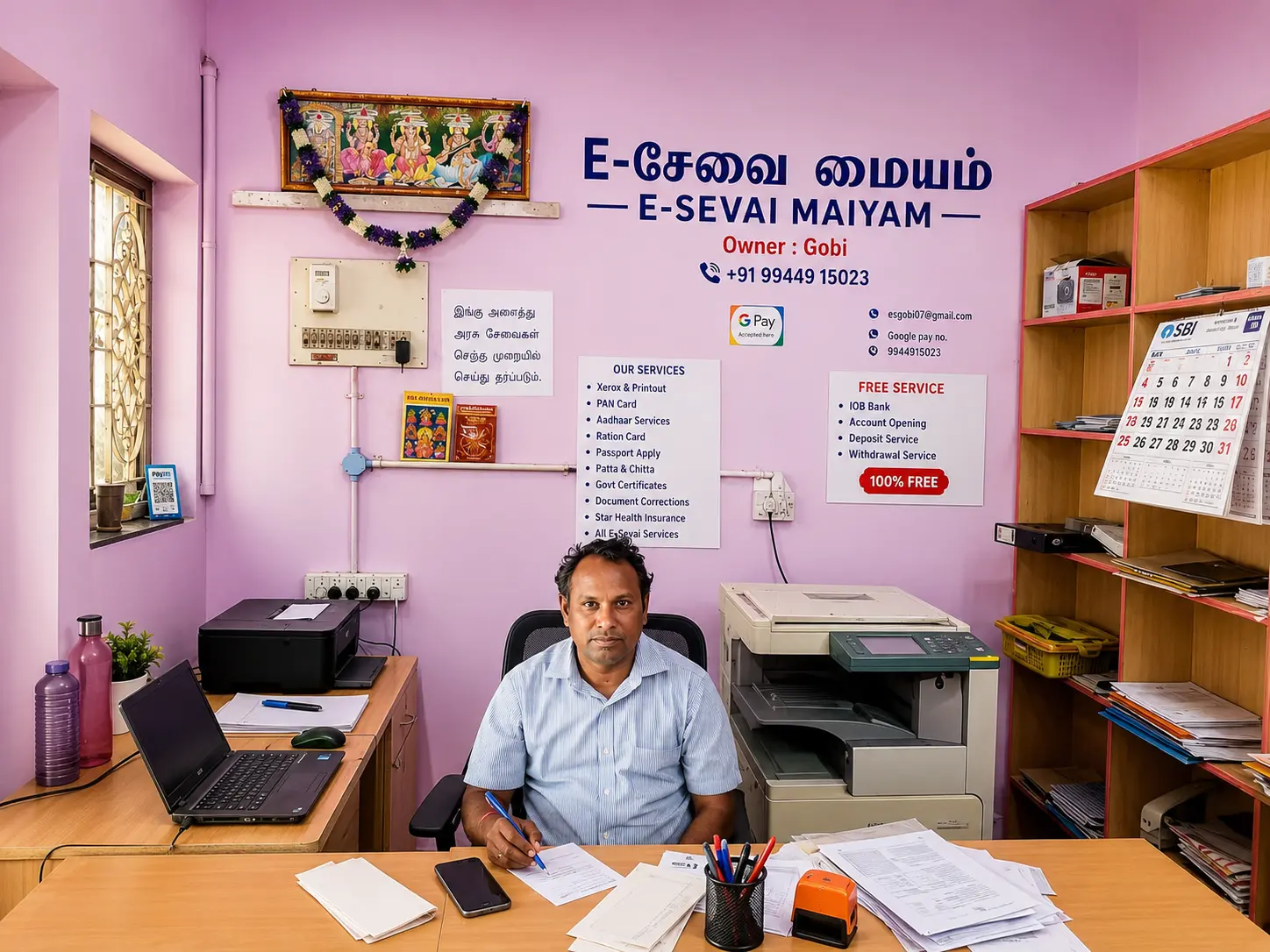 E-Sevai Maiyam Elur - Government Services Center