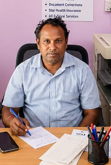 Gobi - Owner of E-Sevai Maiyam